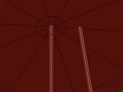 Untitled three glass pendant lights hanging 3D model