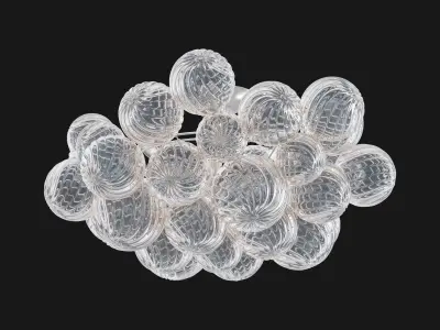 RH Talia Flushmount 3D model