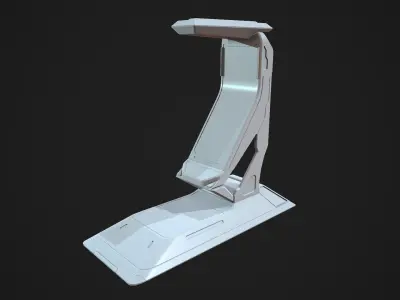 Scifi Terminal Highpoly 3D model
