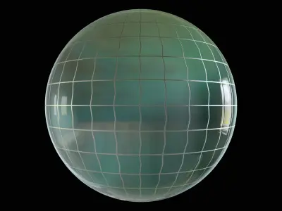 Wired Glass PBR Substance Material Texture
