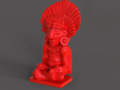 The Mayan Statue 3D print model