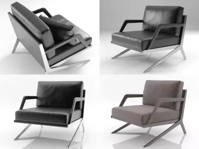 DS-60 armchair 3D model