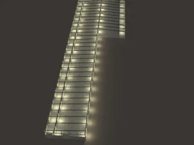 Warehouse under construction - 02 3D model