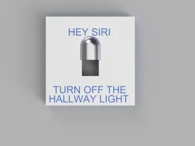 Uk Light switch cover Hallway 3D print model