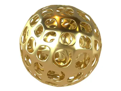 Abstract Sphere Ball v2 001 3D model