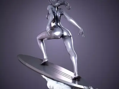 Silver Surfer 3D print model