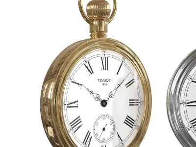 pocket watch 1 3D model