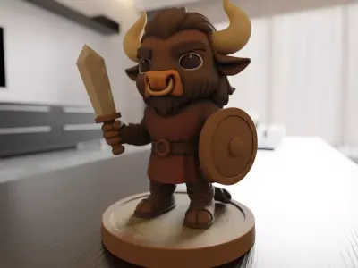 Baby Minotauro 3D print model