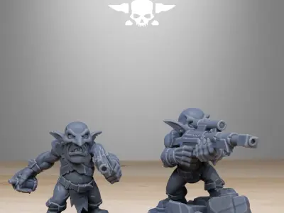 Gobs Infantry Reborn 3D print model