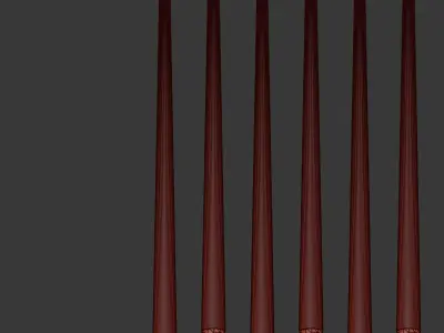 Aquitaine Linear Chandelier Restorationhardware 3D model