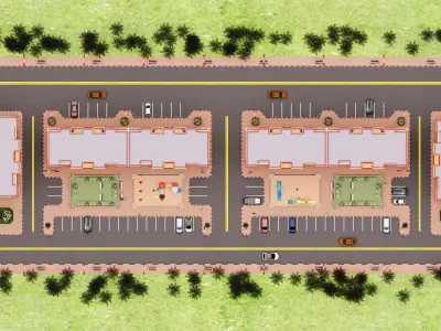 AADL city-building  3D model