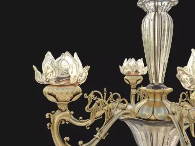 Classic Chandelier 3D model