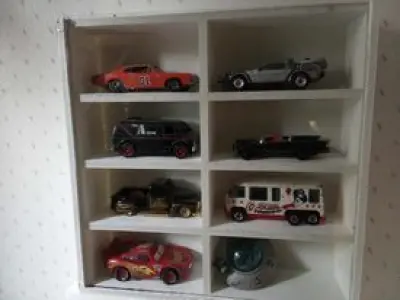 Display cases for 8 ACTION FIGURES or TOY CARS 3D print model