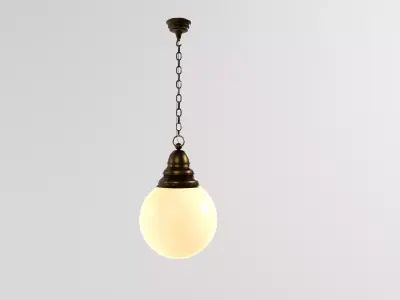 1930 Celling Lamp Low-poly 3D model