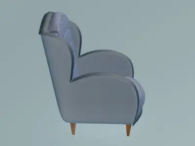Armchair number seven 3D model