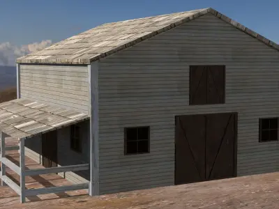 Western Pack 3D model