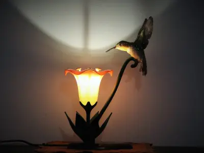 Hummingbird Lamp 3D print model