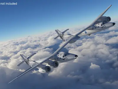  Virgin Galactic Mothership Eve Rigged 