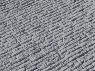 Antique Handmade Brick Wall PBR Texture  Texture