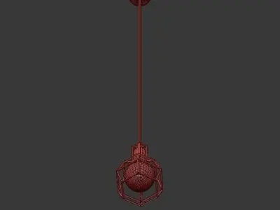 Pendant lamp Work Lamp 3D model