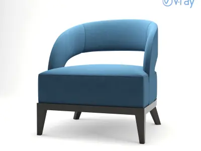 Colourful sophisticated-futuristic design-elegant style chair 3D model