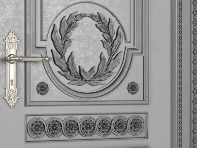 bishop door 3D model