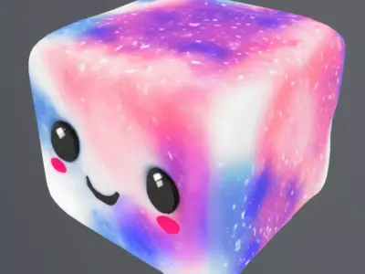 Galaxy Cube 3D model