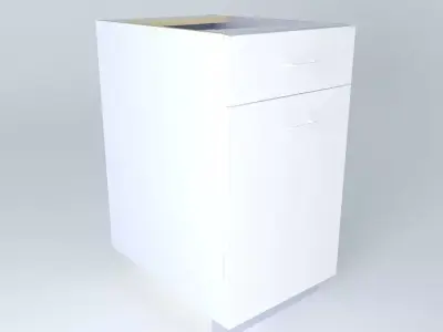 DB2D-2 cabinet with two drawers Free 3D model