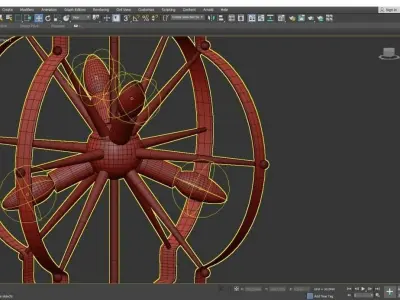 LAGUNA BEACH CHANDELIER Low-poly 3D model