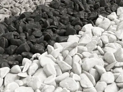 Pebble river collection 3D model