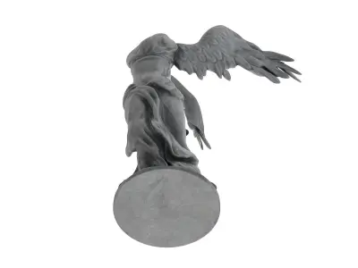 Winged Victory of Samothrace Low-poly 3D model