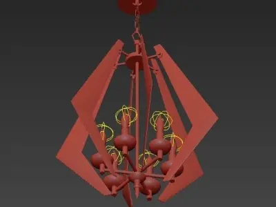 Savoy chandelier 3D model