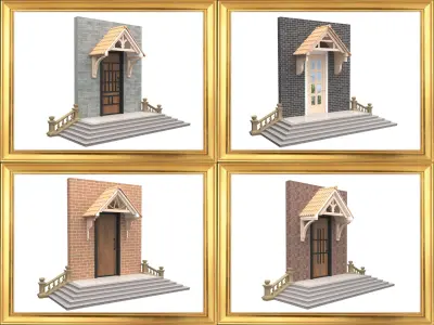 Door Roof Collections 3D model