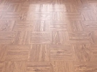 Parquet - Laminate - Wooden floor 2 in 1 Low-poly 3D model 68