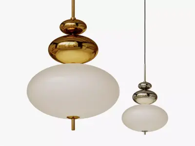 Pendant Mitzi Elsie Brass And Nikel 3D model