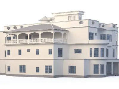 Classical Style House 3D model