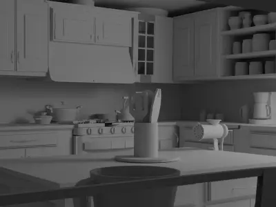 Joel house Low-poly 3D model