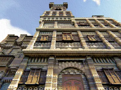 Medieval City 3D model