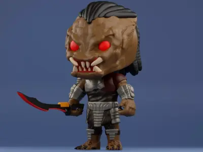 Predator Badlands dek funko 3mf and stls 3D print model