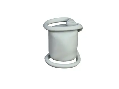 SciFi Shape Object Low Poly Low-poly 3D model 2