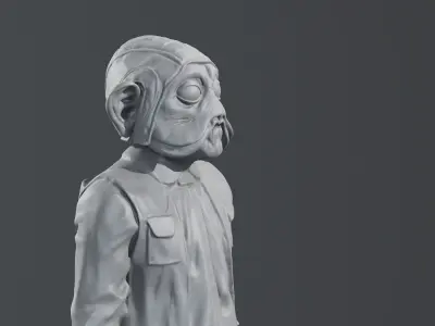 Richard Bonehill - Nien Nunb - Star Wars 3D print model