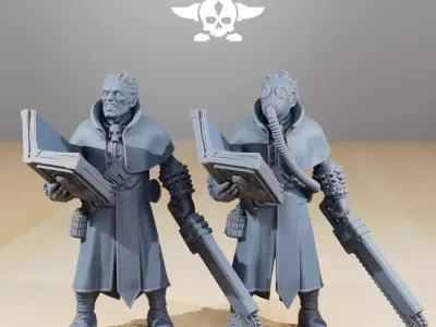 Grim Guard Priest 3D print model