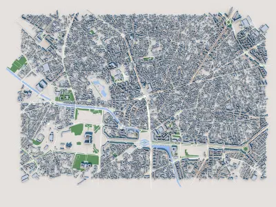 Bucuresti Romania 3D model