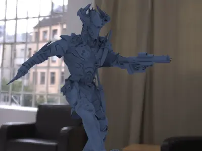 Super soldier Beast of war 3D model