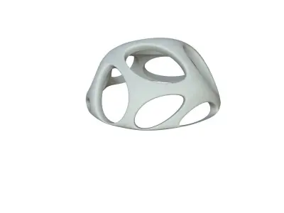 SciFi Cube Object No 49472 Low Poly Shape Low-poly 3D model