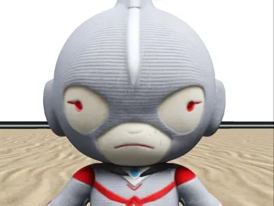 Chibi Sci-Fi Hero Stylized 3D Character Model 3D model