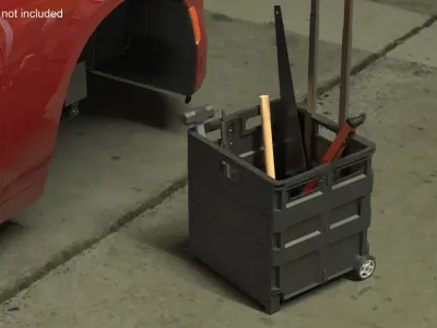  Black Rolling Case with Tools 