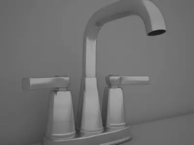 water mixer 01 3D model