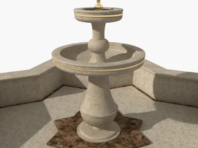 Fountain 09 3D model