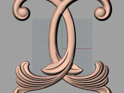 CNC 3D relief design STL format file used for artcam aspire E746 3D model